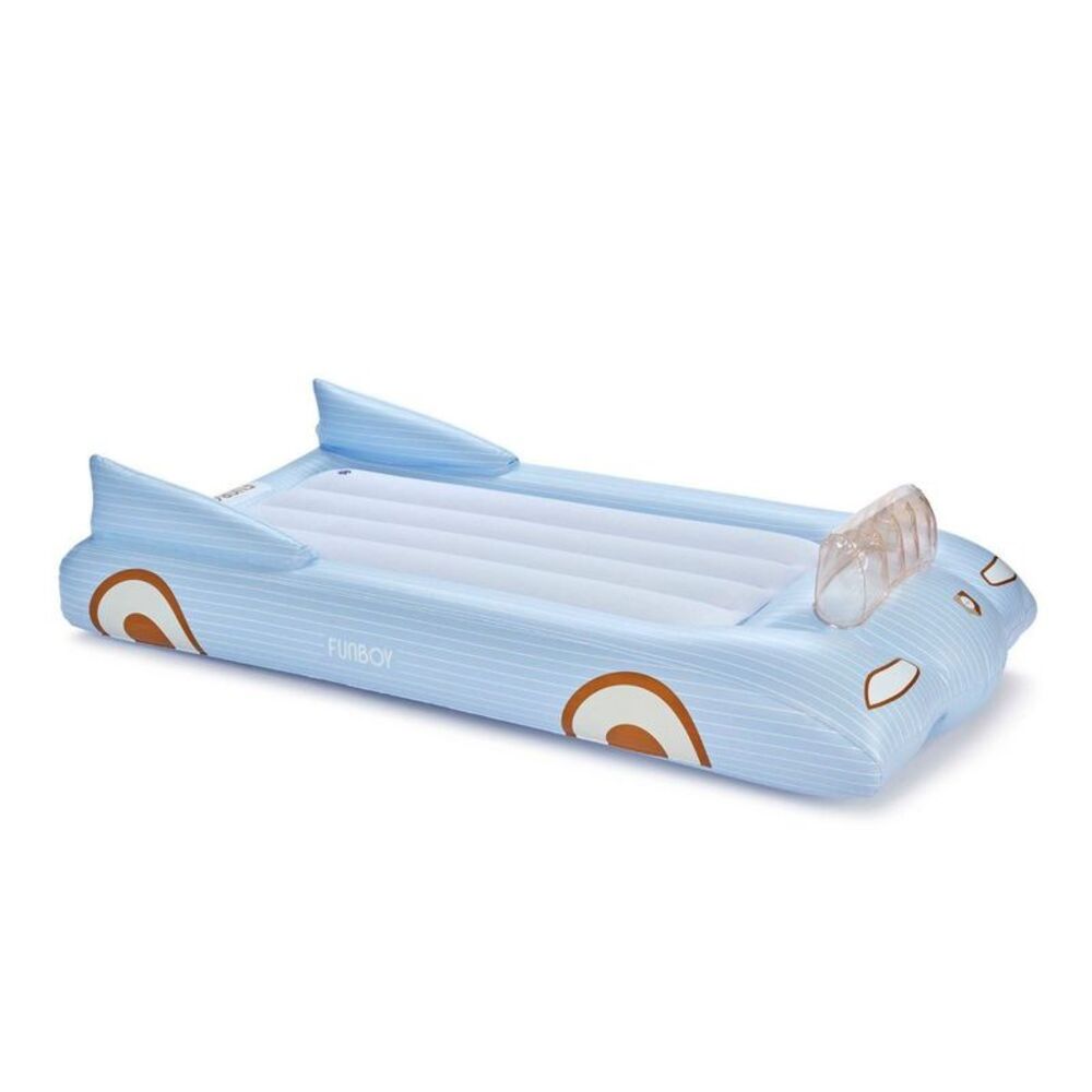 FUNBOY -  Blue Car 15"H Kids' Sleepover Twin Air Matt Blue